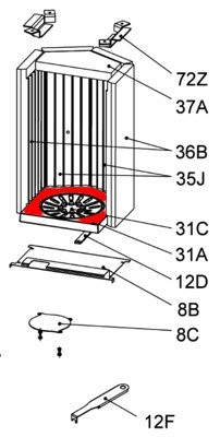 Olsberg Santorini Rostlager