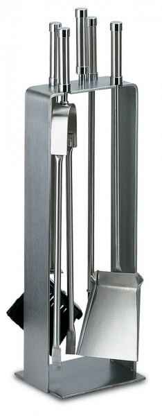 Lienbacher Kaminbesteck aus Edelstahl, 4- teilig