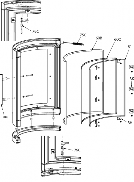 Königshütte Corvus Sichtscheibe