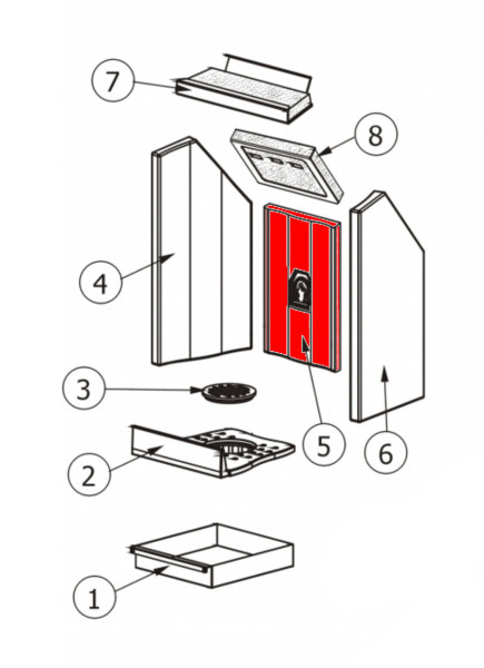 MCZ Quasar Rückwandstein