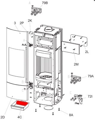Olsberg Nevado Aqua Aschekasten