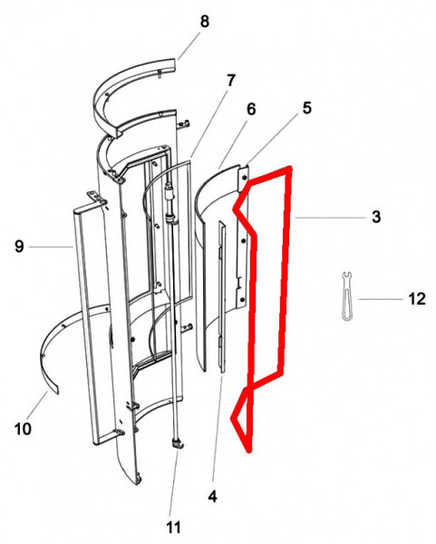 Oranier Carus Türdichtung