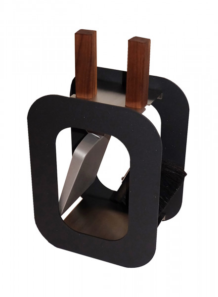 Lienbacher Kaminbesteck Stahl CUBE anthrazit, 2-teilig