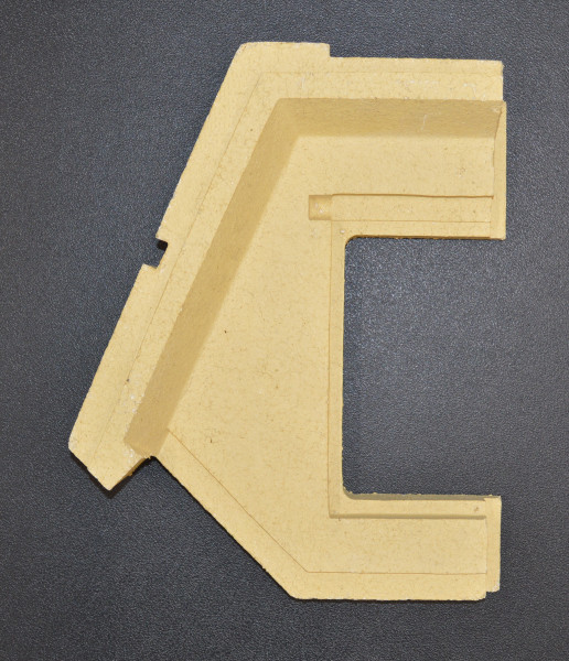 Spartherm Prismo 550 x 510 Bodenstein links