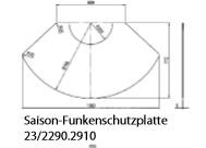 Olsberg Saison-Funkenschutzplatte B