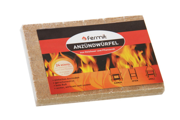 Fermit Anzünder Würfel, 24 Stück