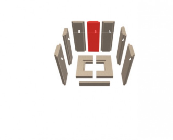 Schmid Lina 45/57 Rückwandstein mittig C