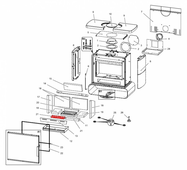 Haas+Sohn Kensington easy 347.15 Bodenstein vorne links