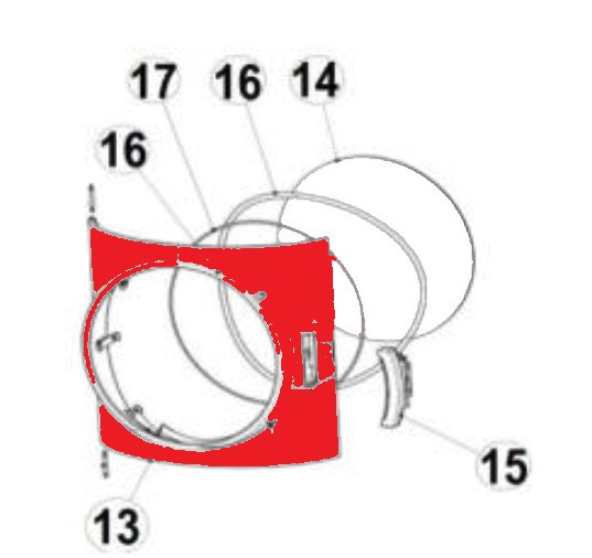 Austroflamm Clou Xtra Feuerraumtür