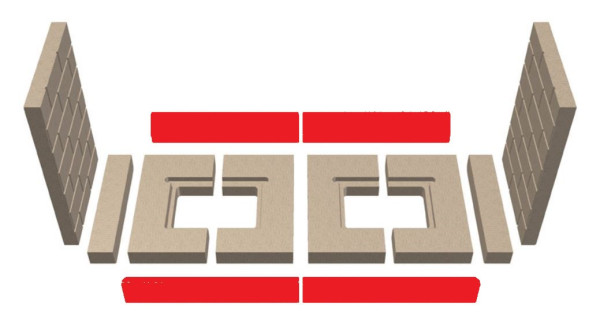 Schmid Lina TV 100 Vorderstein Set