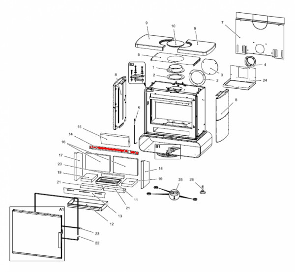Haas+Sohn Fulham easy 347.15 Zugumlenkung unten