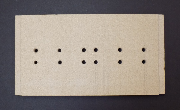 Gerco Brilliant GB 12 Rückwandstein oben