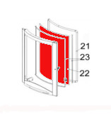 Austroflamm Irony L Sichtscheibe