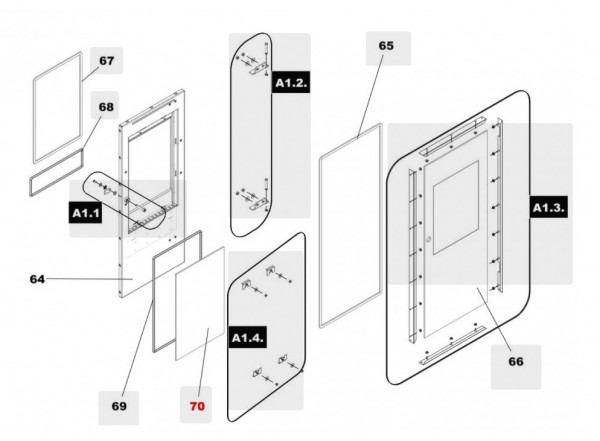 Haas+Sohn Lucca II RLU 442.08 Sichtscheibe innen