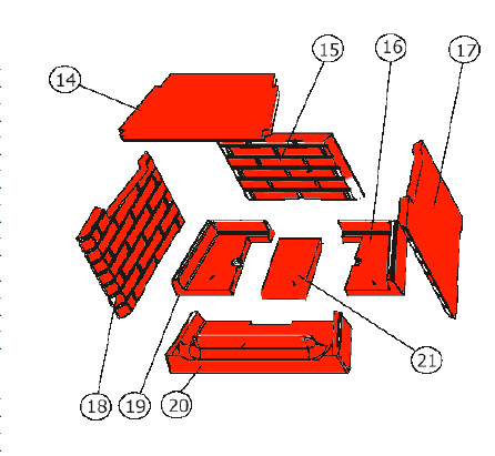 Austroflamm Fireplace 2 Feuerraumauskleidung A