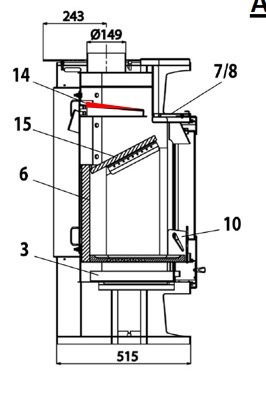 Haas+Sohn Bergamo 267.17 Zugumlenkung oben