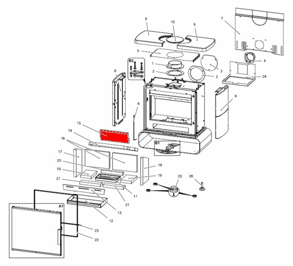 Haas+Sohn Kensington easy 347.15 Zugumlenkung oben