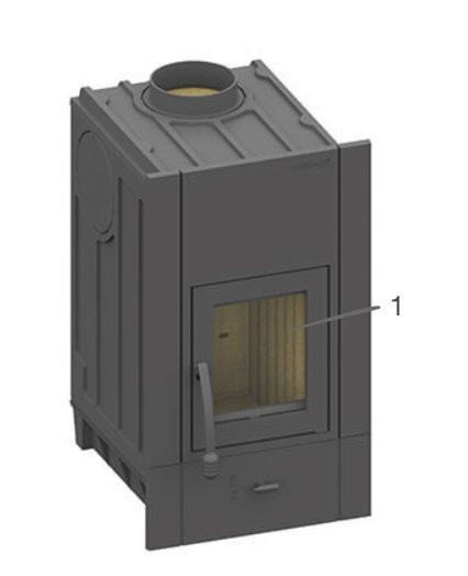 Olsberg Profi 7 Sichtscheibe