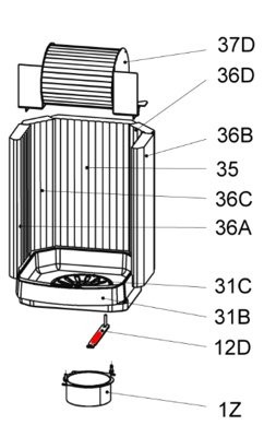 Olsberg Sotara Rüttelstange