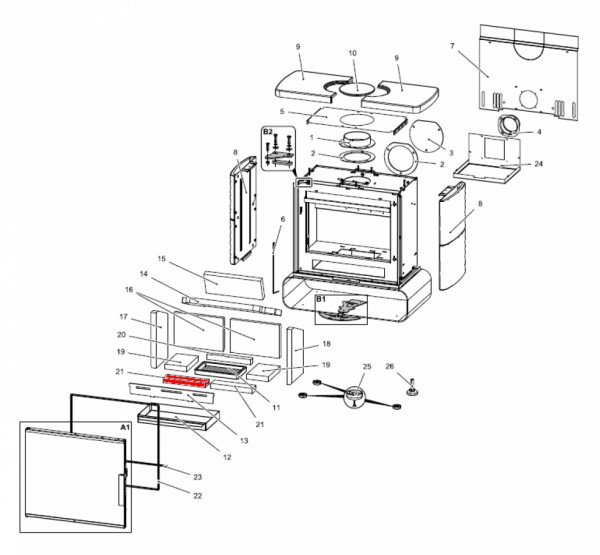 Haas+Sohn Fulham easy 347.15 Bodenstein vorne links