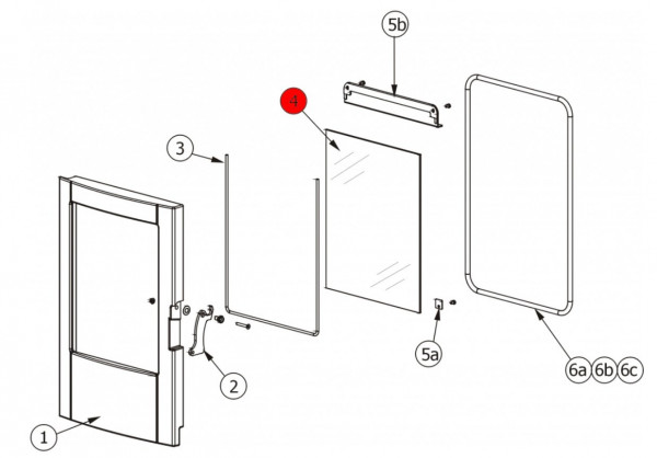 MCZ EGO-Air 1.0 Sichtscheibe