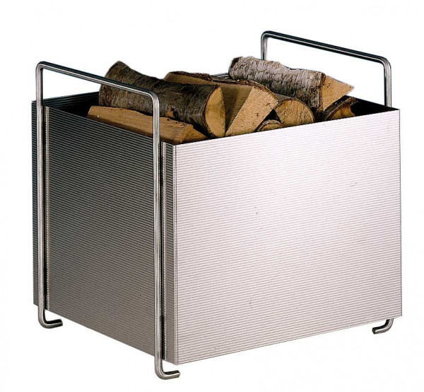 Heibi Holzkorb Edelstahl-Feinwellblech
