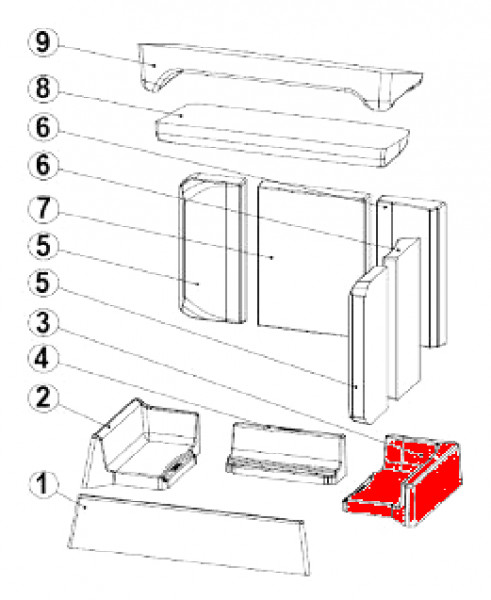 Austroflamm Dexter L Bodenstein rechts