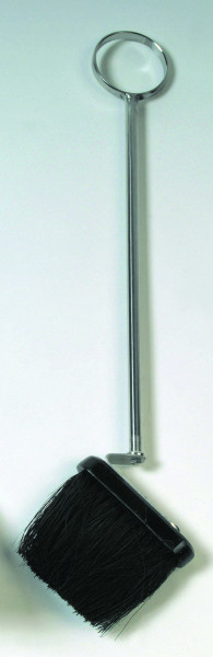 Lienbacher Kaminbesen Stahl mit Öse, edelstahlfarbig