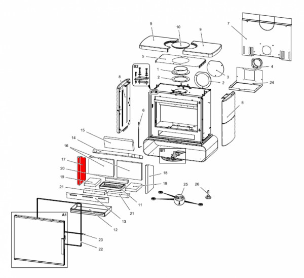 Haas+Sohn Hillington easy 347.15 Seitenstein links