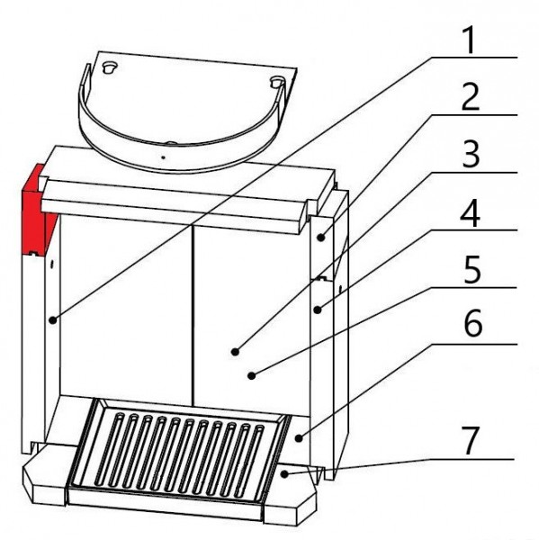 Novaline Arena Seitenstein links oben