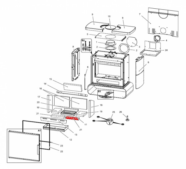 Haas+Sohn Hillington easy 347.15 Bodenstein vorne rechts