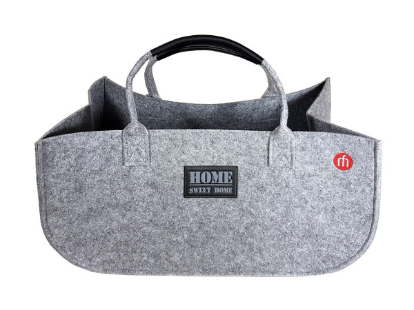Franz Müller Holztasche FILZWERK 43 x 56 x 35 cm, grau