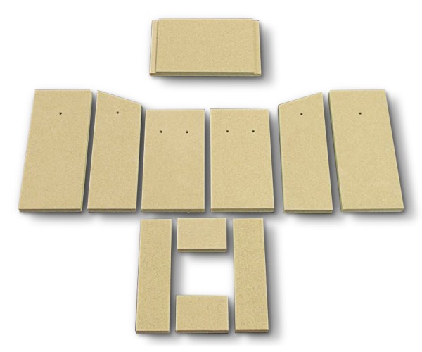 Justus Asmara Feuerraumauskleidung 