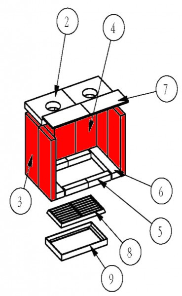 Eurotherm Dresden Seitenstein Set B
