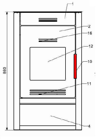 Haas+Sohn Pico 286.12 Türgriff