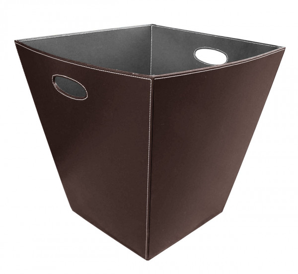 Lienbacher Holzkorb Leder eckig, braun