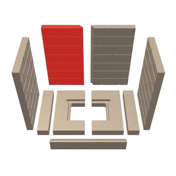 Schmid Lina 55/45 Rückwandstein links A