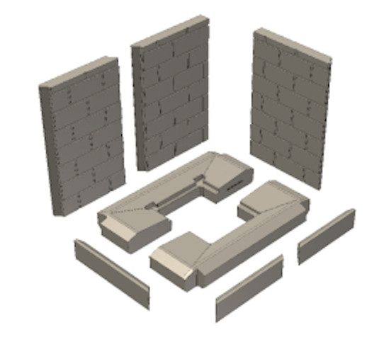 Schmid Ekko W 67/51 R Feuerraumauskleidung