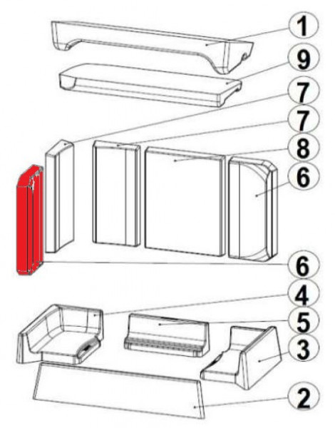 Austroflamm Dexter R Seitenstein links vorne