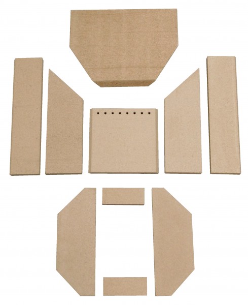 Justus P50-8 Feuerraumauskleidung A