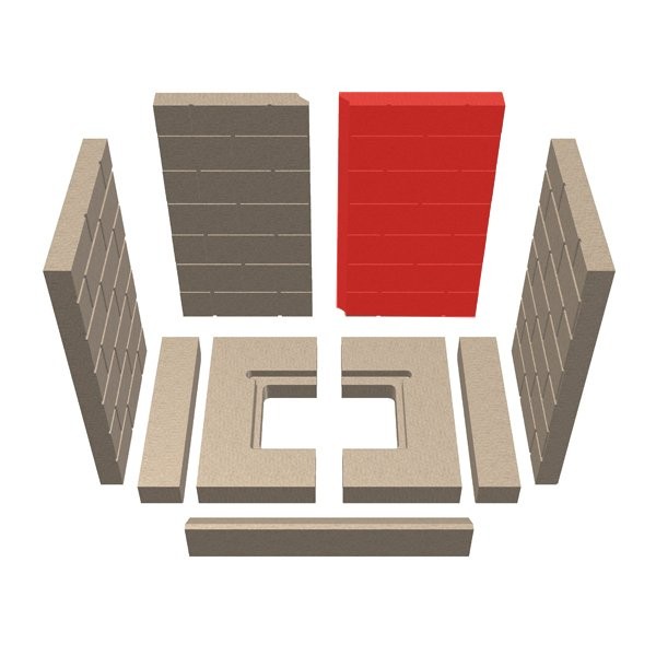 Schmid Lina 55/57 Rückwandstein rechts A