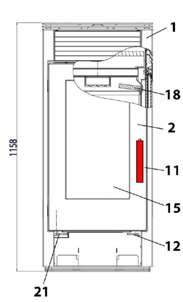 Haas+Sohn Panorama 255.15 Türgriff