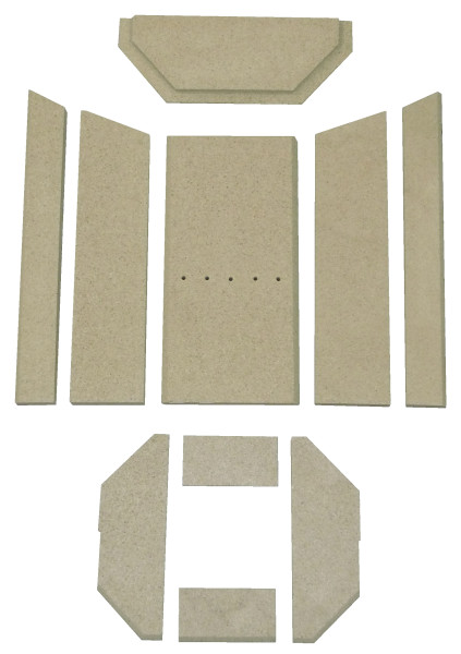 Justus P51-5 Feuerraumauskleidung B