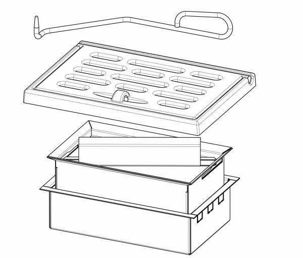 Romotop Heat U3GL Ascherost Set