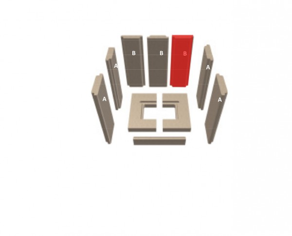 Schmid Lina 45/57 Rückwandstein rechts C