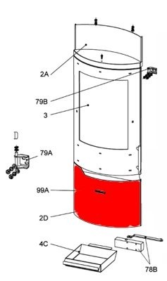 Olsberg Caldera Holzfachtür A